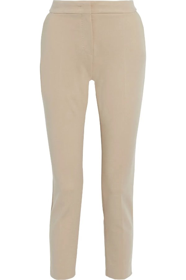 Cropped ponte tapered pants
