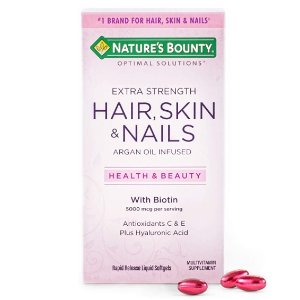 Nature's Bounty Extra Strength Hair Skin and Nails Vitamins 150 Count
