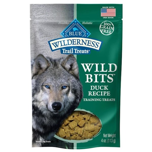 Blue Wilderness Trail Treats Duck Wild Bits Dog Treats, 4 oz. | Petco