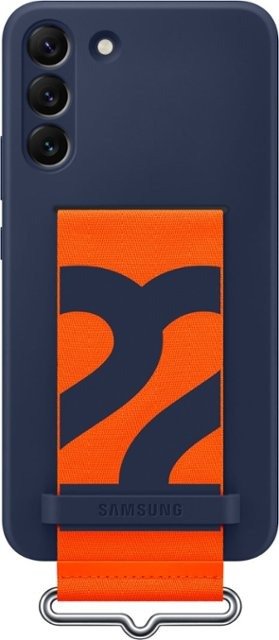 - Galaxy S22+ Silicon with Strap - Navy