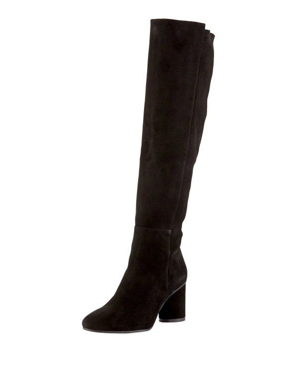 Eloise 75mm Suede Knee Boots