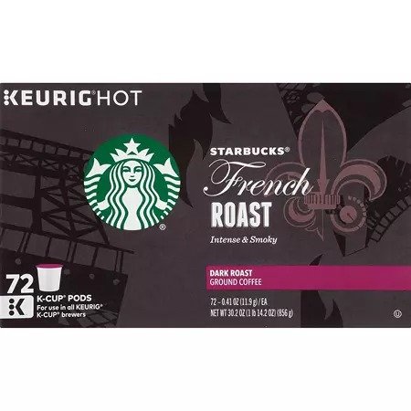 Starbucks French Roast Coffee K-Cups (72 ct.) - Sam's Club