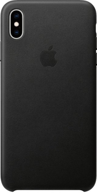 iPhone® XS Max Leather Case - Black