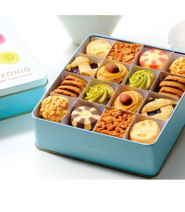 金格食品 香榭午茶綜合小餅禮盒 - 1盒 | 金格食品