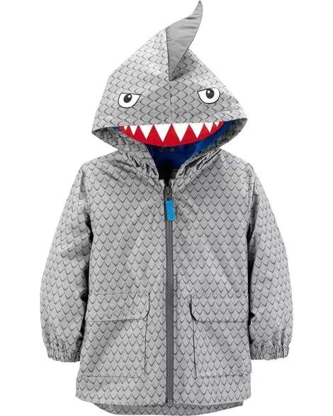 婴儿鲨鱼雨衣，也有小童、大童码
