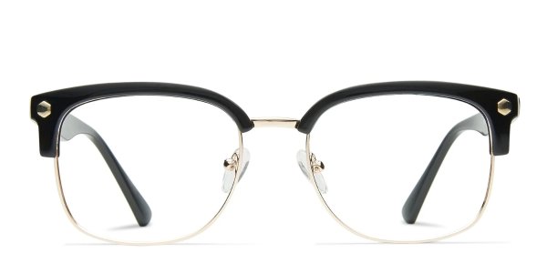 60% Off Black And Gold Glasses - Elliot Eyeglasses