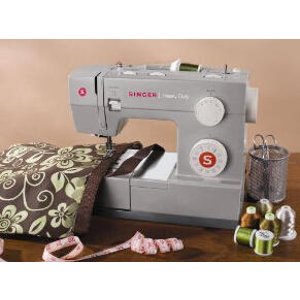 SINGER 4411 Heavy Duty Extra-High Sewing Speed Sewing Machine with Metal Frame and Stainless Steel Bedplate