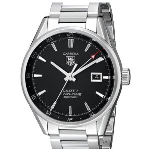 TAG Heuer Men&#39;s WAR2010.BA0723 Carrera Analog Display Swiss Automatic Silver Watch