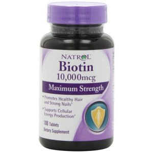 Natrol Biotin 10,000 mcg Maximum Strength Tablets, 100-Count