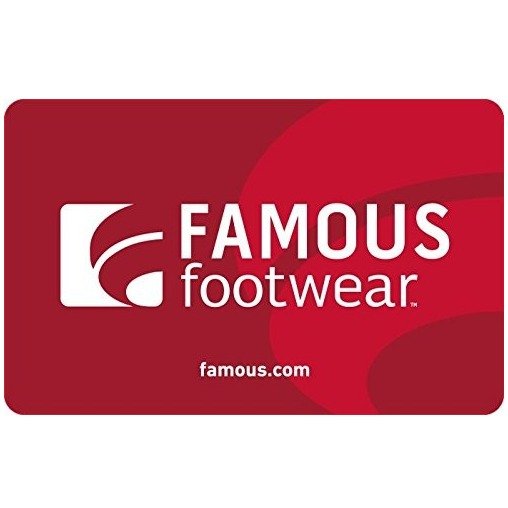 Famous Footwear 电子礼卡