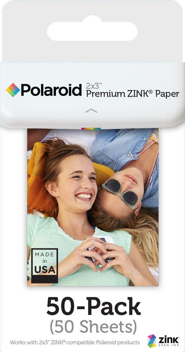 Polaroid Zink Zero Ink M250 50-Pack Paper