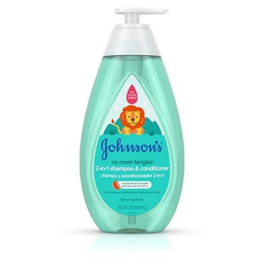 Johnson’s Tear Free Detangling 2-in-1 Toddler & Kids Shampoo & Conditioner, 20.3 fl. oz
