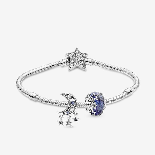 Celestial Bleu Charm Bracelet Set