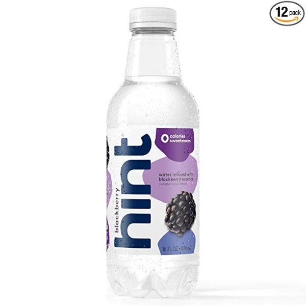 Hint Water黑莓果味水 12瓶装