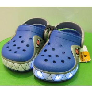 crocs Kids' Robo Shark Light-Up Clog @ Amazon