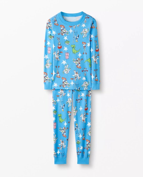 Disney and Pixar Toy Story 4 Long John Pajamas In Organic Cotton