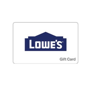 Lowe's $100 电子礼卡 折扣特惠
