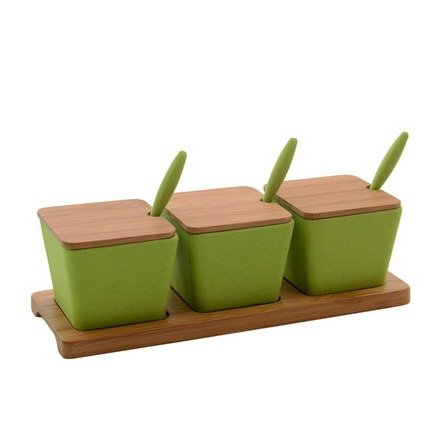 Green 10-Piece Jar Set