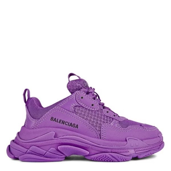 紫色/荧光绿 老爹鞋