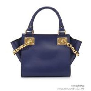 Sophie Hulme Mini Chain Leather Shopper Bag