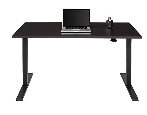 Realspace Magellan Sit Stand Desk Espresso - Office Depot