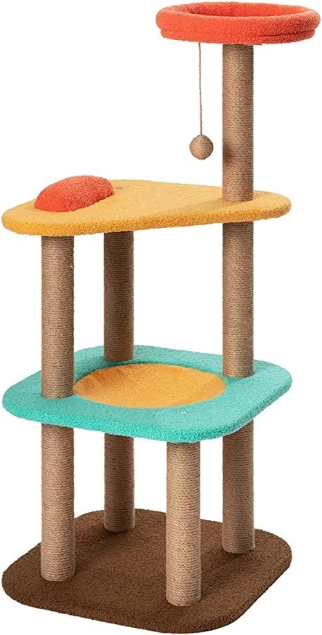 pidan Cat Tower for Indoor Cats Tall Cat Trees and Towers for Large Cats Wood