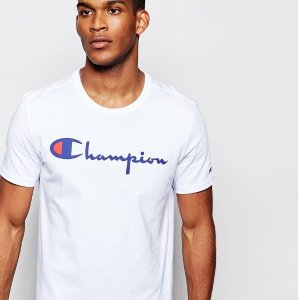 白菜价：Champion 中性 经典胸前logo款T恤