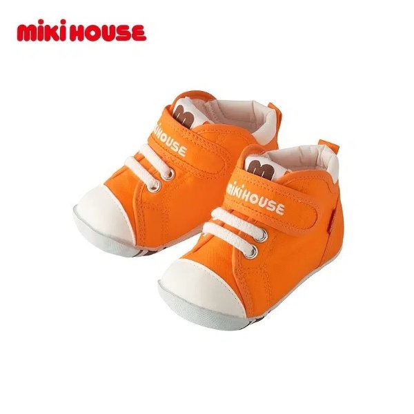 Mikihouse Baby High Top Sneakers Embroidered Lightweight Soft Soles Anti-slip Velcro Toddler Shoes First Walking Shoes For Boys Girls - Clothing, Shoes & Jewelry - Temu
