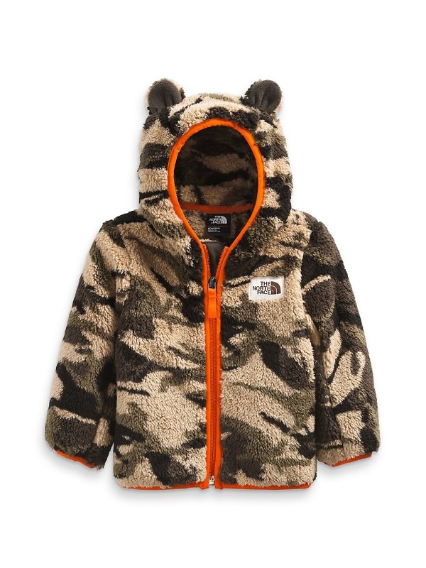 Little Boy's Camouflage Print Sherpa Jacket