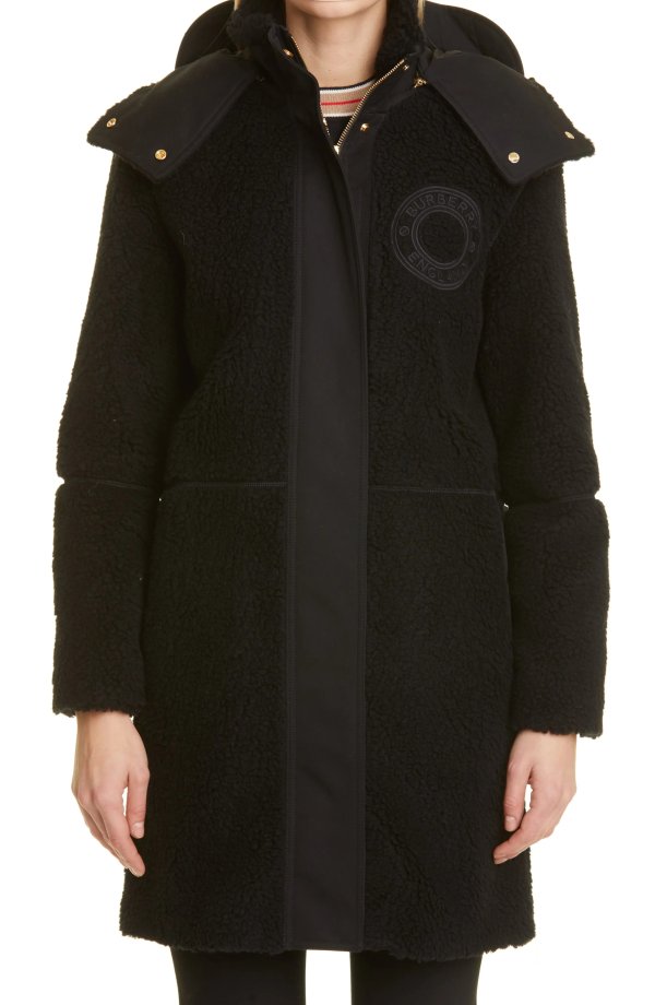 Women's Bolney Bushley Hooded Wool Blend Coat
