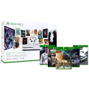 Xbox One S 入门套装 + 2免费游戏