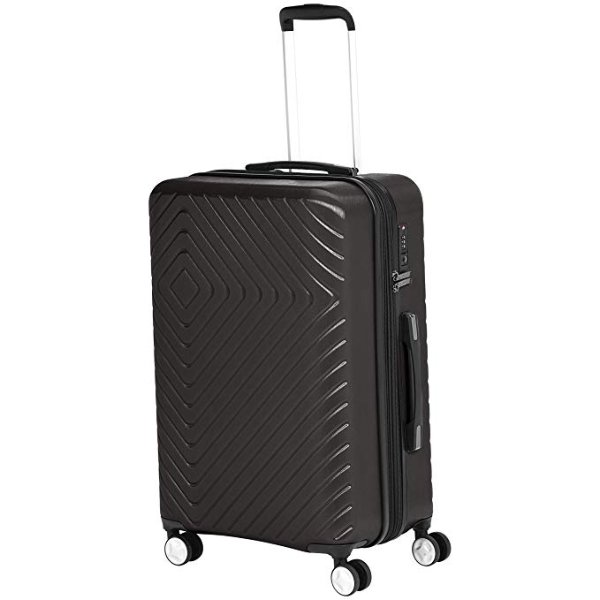 Geometric Luggage Expandable Suitcase Spinner with Built-In TSA Lock