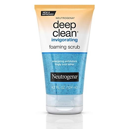 Deep Clean Invigorating Foaming Face Scrub, 4.2 fl. oz