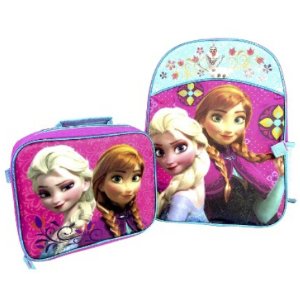 Disney Frozen Anna & Elsa Backpack with Lunch Kit
