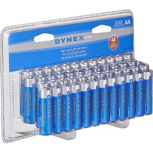 Dynex - AA Batteries (48-Pack)