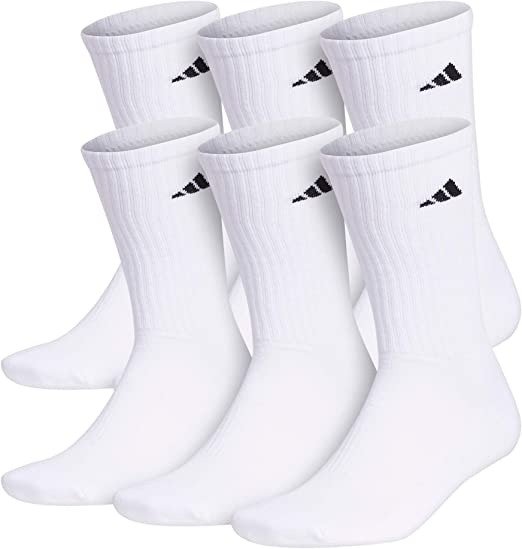 男士运动长筒袜促销 6双 XL 白色