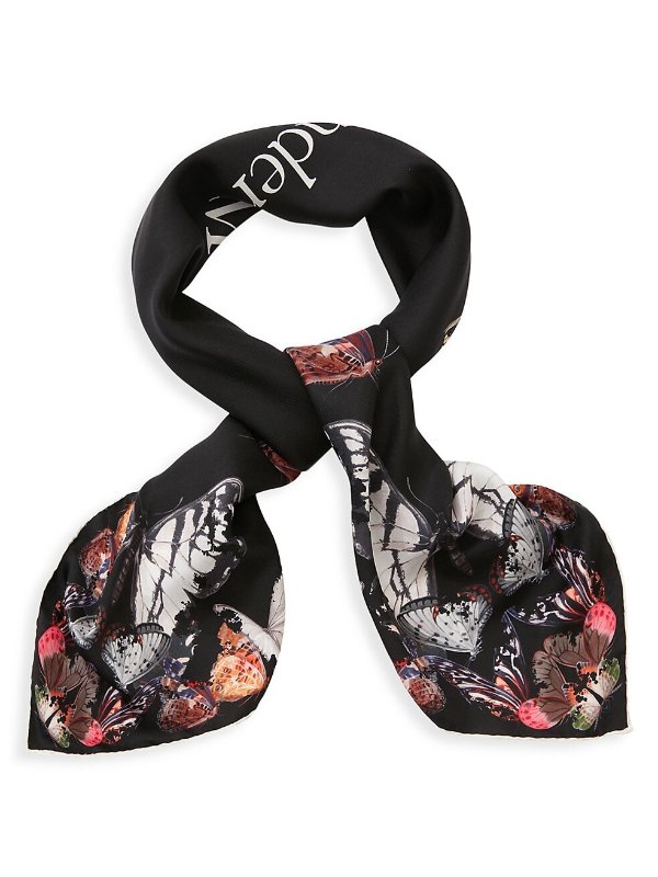 Butterfly Decay Silk Scarf