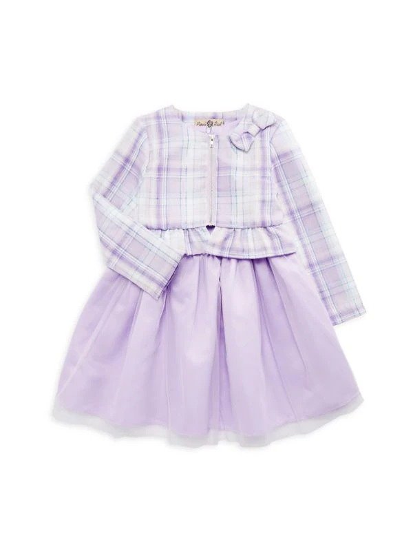 Baby Girl's 2-Piece Dress & Jacket Set