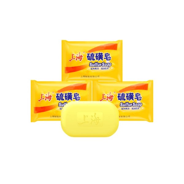 上海制皂 高级硫磺皂 85g*3 