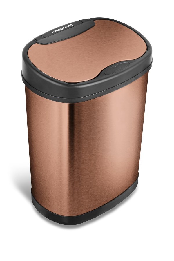 15L Gold Stainless Steel Sensor Trash Can