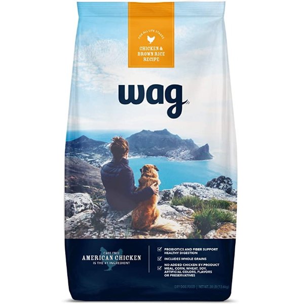 Amazon旗下品牌Wag 鸡肉味狗粮 30lb