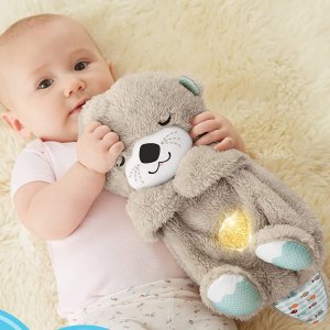 Fisher-Price Sound Machine Soothe 'N Snuggle Otter Portable Plush Baby Toy