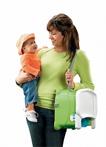 Healthy Care Booster Seat, Green/Blue