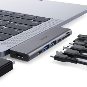 AUKEY USB C Hub Adapter for MacBook Pro