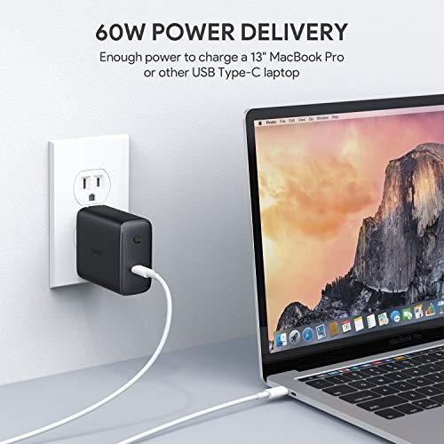 USB C Wall Charger 60W Power Delivery 3.0
