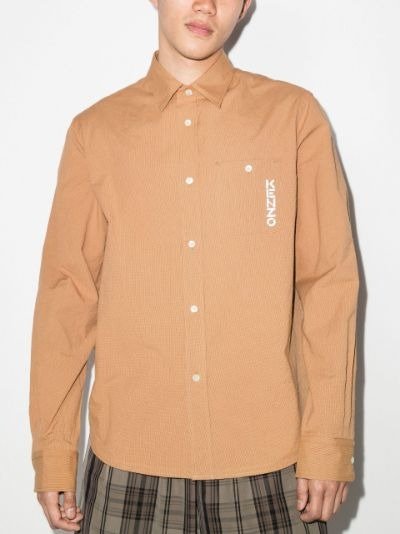 logo cotton shirt | Browns