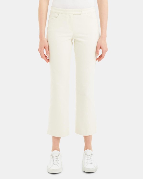 Cropped Pant in Moleskin Twill