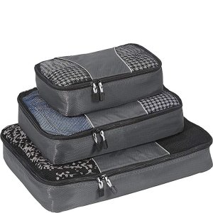 eBags Classic Packing Cubes for Travel - 3pc Set