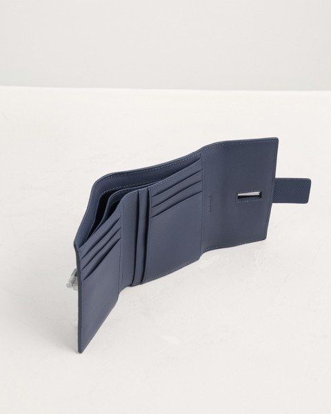 Mini Two-Way Shoulder Bag Turnlock Leather Wallet
