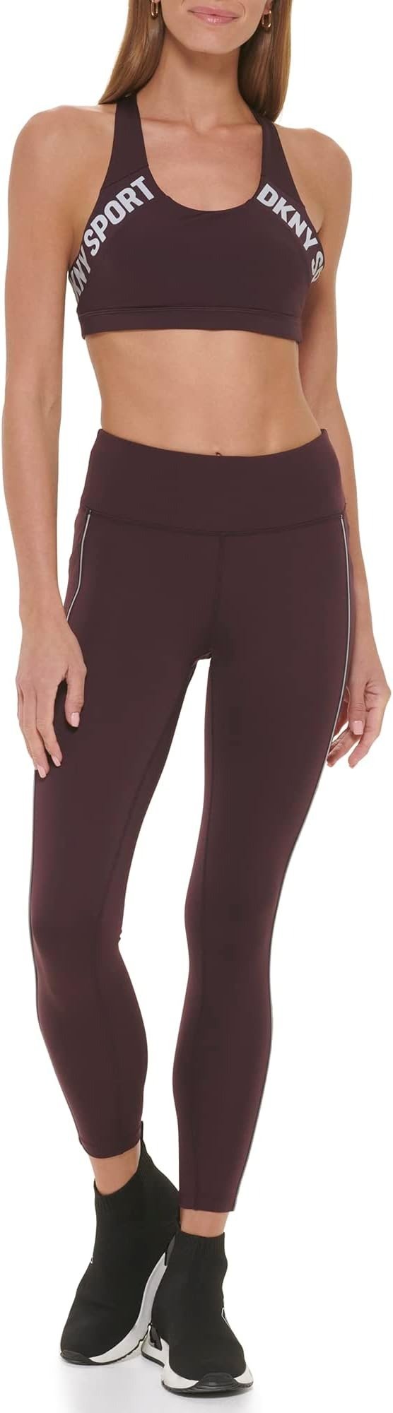High Waist Women’s Leggings with Pockets & Reflective Piping